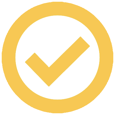 Yellow check mark